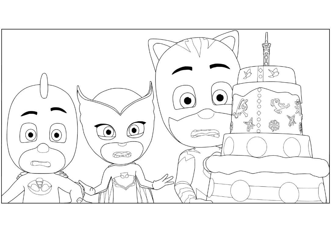Pj Masks 20 Free Printable Coloring Pages