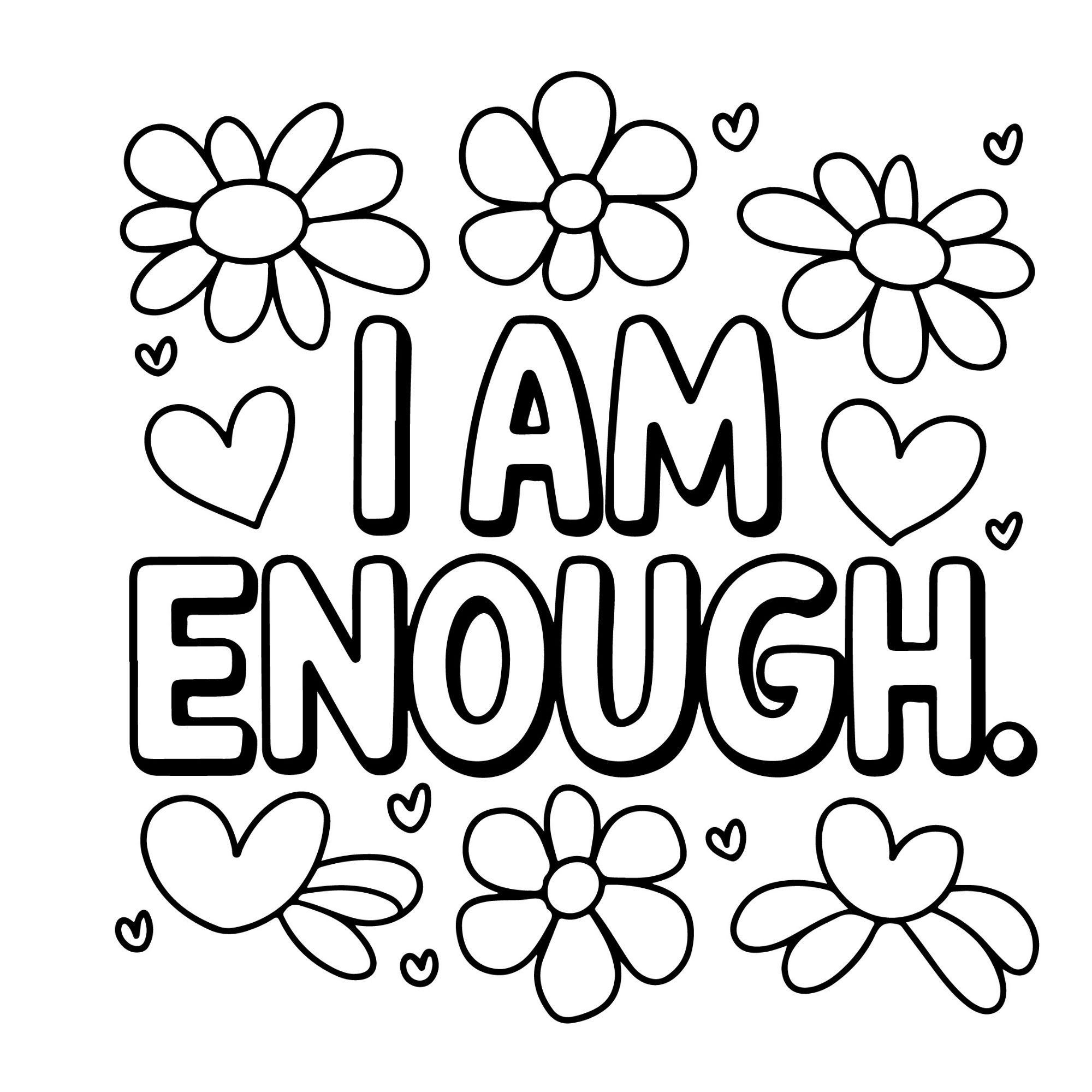 Positive Affirmations A Big Bold And Simple Coloring Book Malba Books