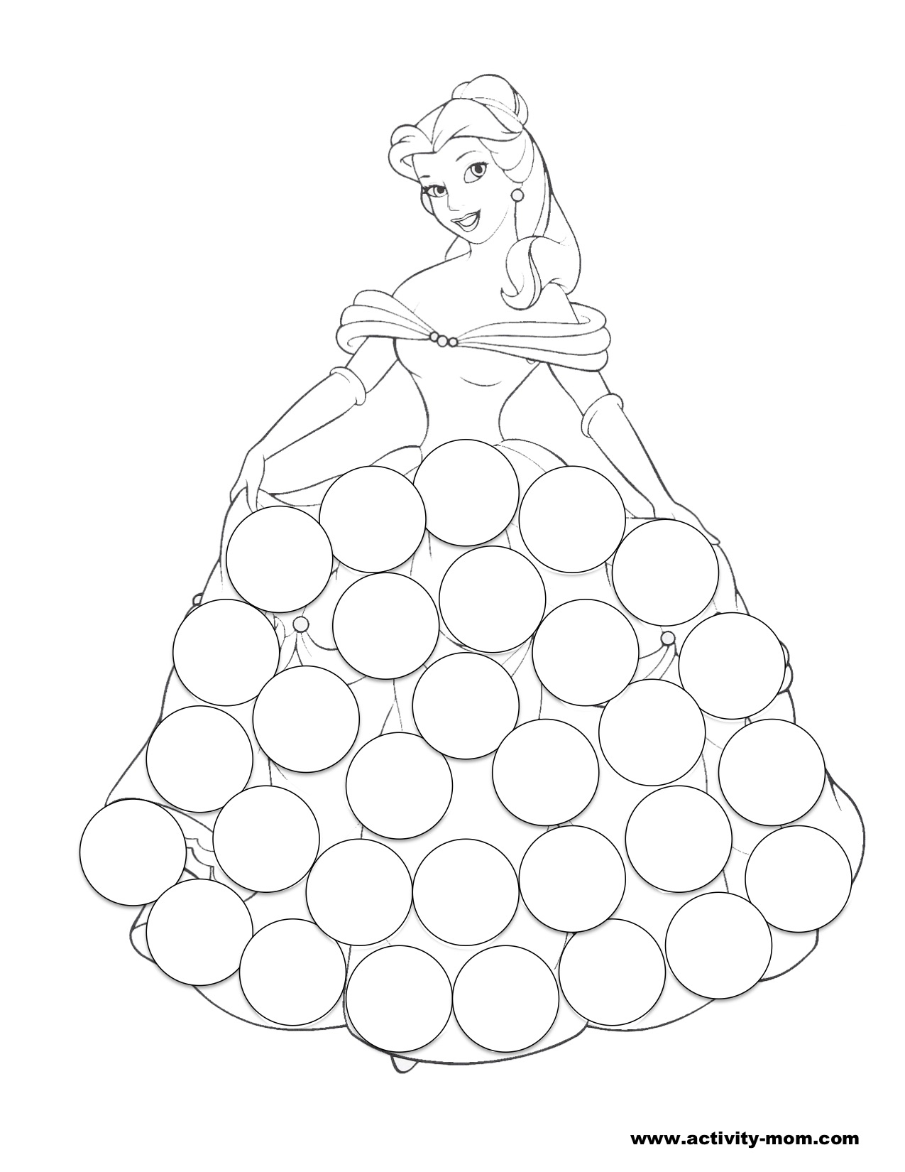 dot marker coloring pages