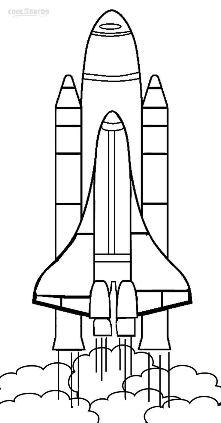 space ship coloring pages