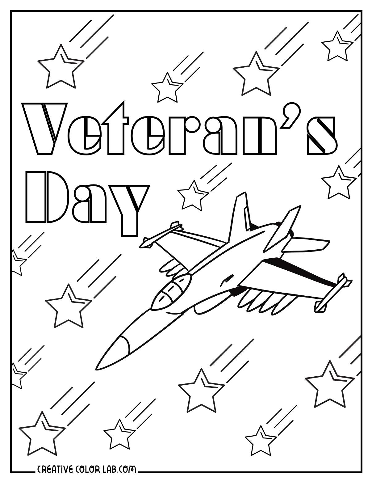 Printable Veteran s Day Coloring Pages