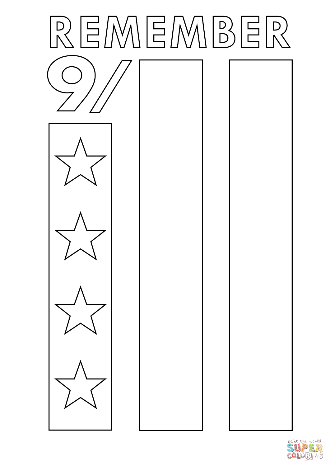 coloring pages for 9/11