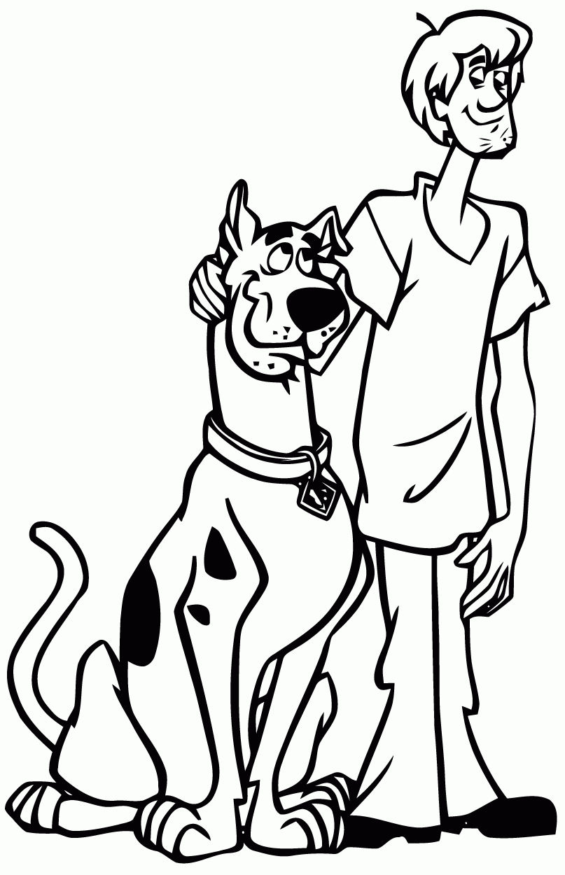 scooby doo coloring pages
