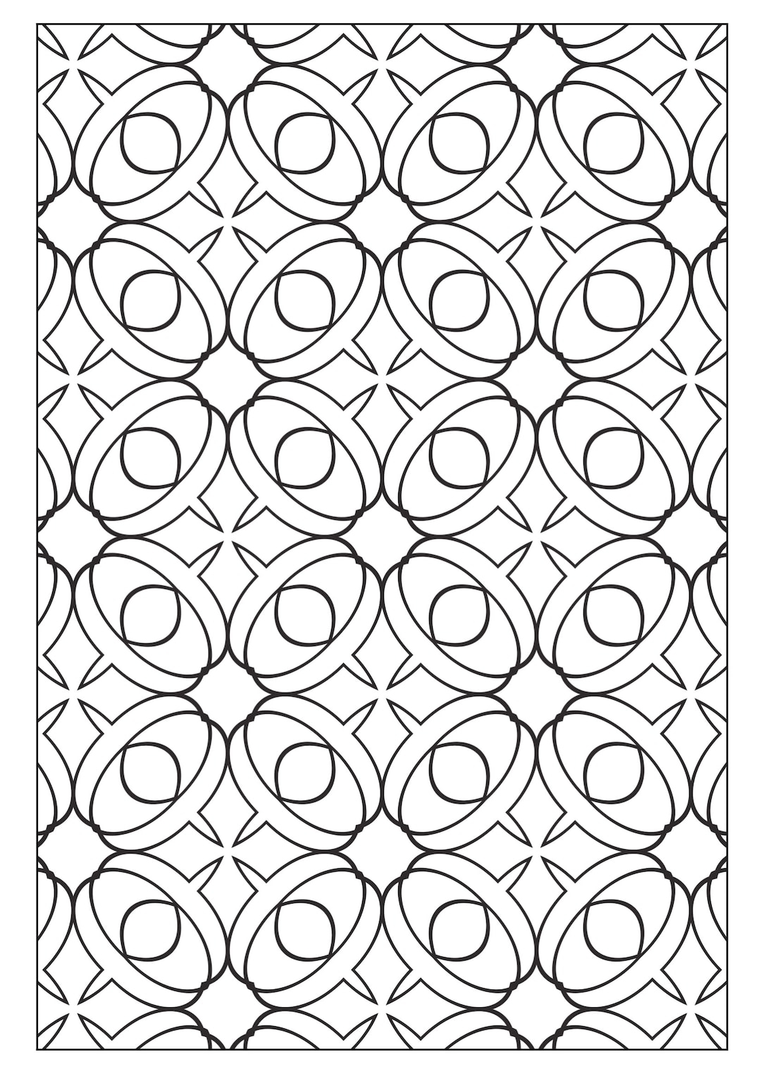 Set Of 33 Printable Coloring Pages With Geometric Designs Kids And Adults Coloring Pages Patterns Relaxing Activity Stress Relief Vol 16 Etsy