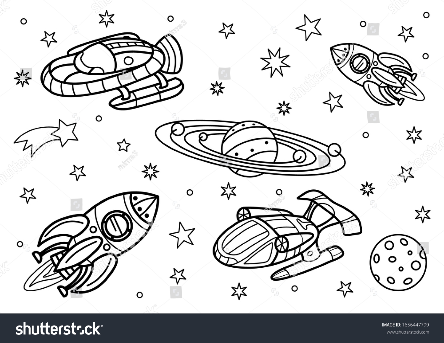 Set Spaceships Universe Vector Coloring Page Stock Vector Royalty Free 1656447799 Shutterstock Set Spaceships Universe Vector Coloring Page Stock Vector Royalty Free 1656447799 Shutterstock