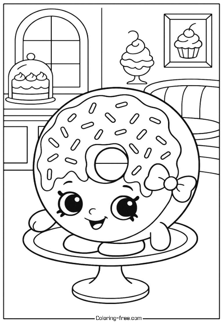 Shopkins Coloring Picks Shopkins Food Free Shopkins Coloring Pages Extravagant Free