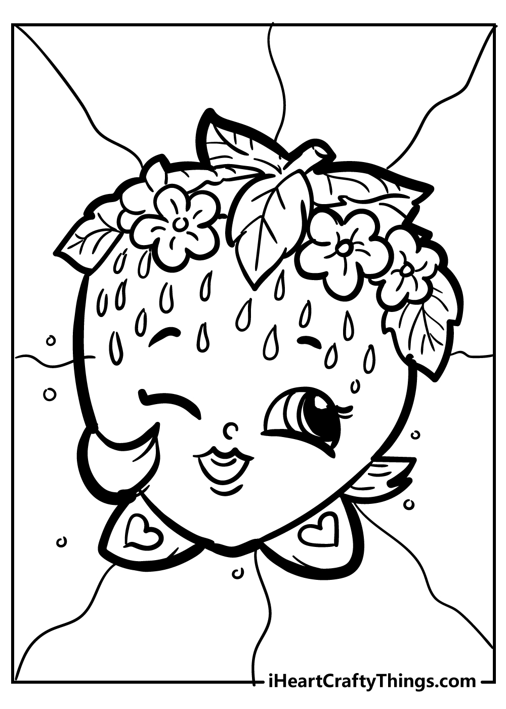 Shopkins Coloring Printable Shopkins Cartoon Coloring Of Shopkins Strawberry Kiss Shopkins