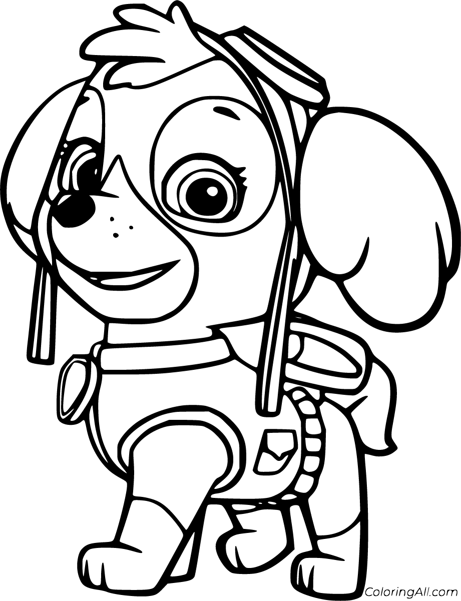 Skye Paw Patrol Coloring Pages 10 Free Printables ColoringAll Skye Paw Patrol Coloring Pages 10 Free Printables ColoringAll