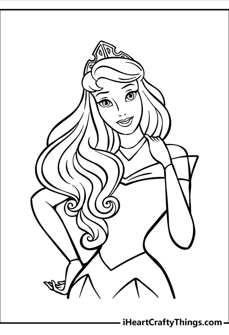 Sleeping Beauty Coloring Pages By I Heart Crafty Things
