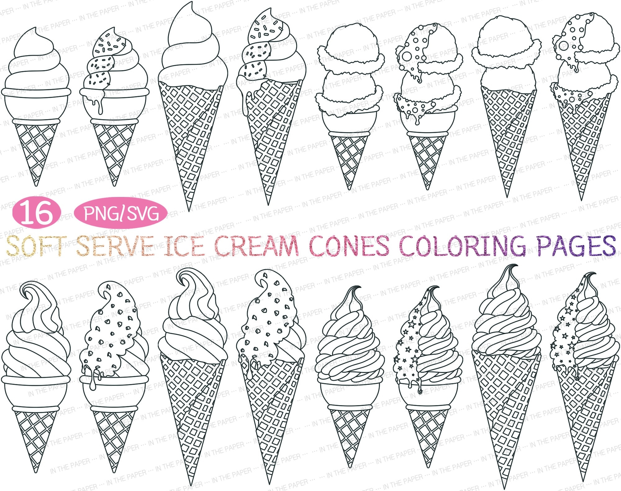 Soft Serve Ice Cream Coloring Paper Waffle Cone Outline Clipart Syrup Sprinkles Chocolate Drizzle Dessert Summer PNG SVG Line Treats Kid Etsy Denmark Soft Serve Ice Cream Coloring Paper Waffle Cone Outline Clipart Syrup Sprinkles Chocolate Drizzle Dessert Summer PNG SVG Line Treats Kid Etsy Denmark