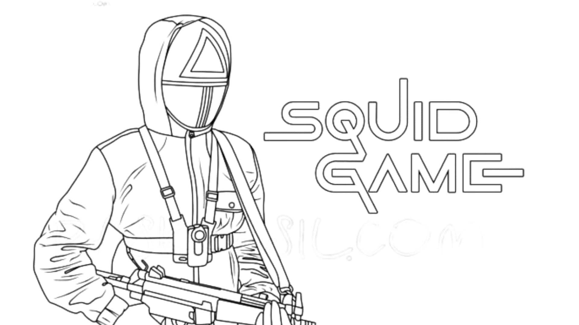 squid games coloring pages squid games coloring pages