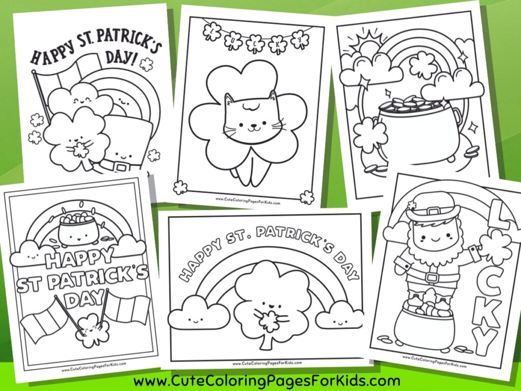 St Patrick s Day Coloring Pages 7 Free Printable PDFs Cute Coloring Pages For Kids