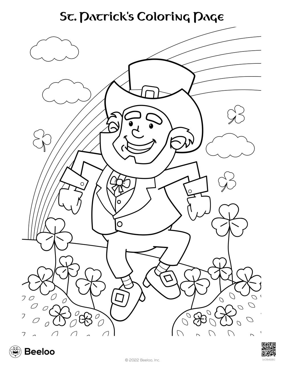 St Patrick s Day themed Coloring Pages Beeloo Printable Crafts And Activities For Kids
