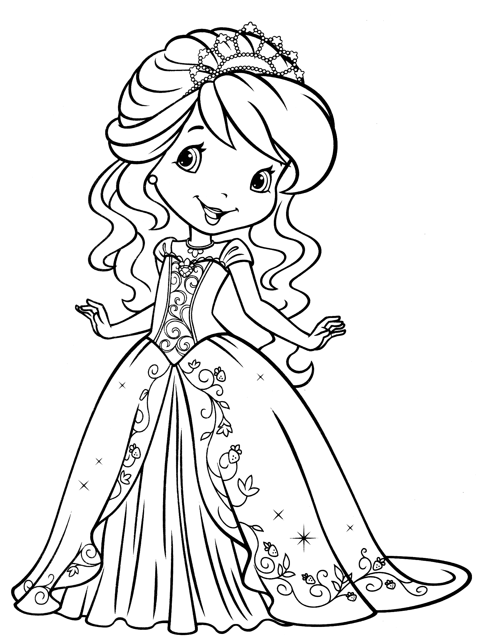 Strawberry Shortcake 30 Free Printable Coloring Pages Strawberry Shortcake 30 Free Printable Coloring Pages