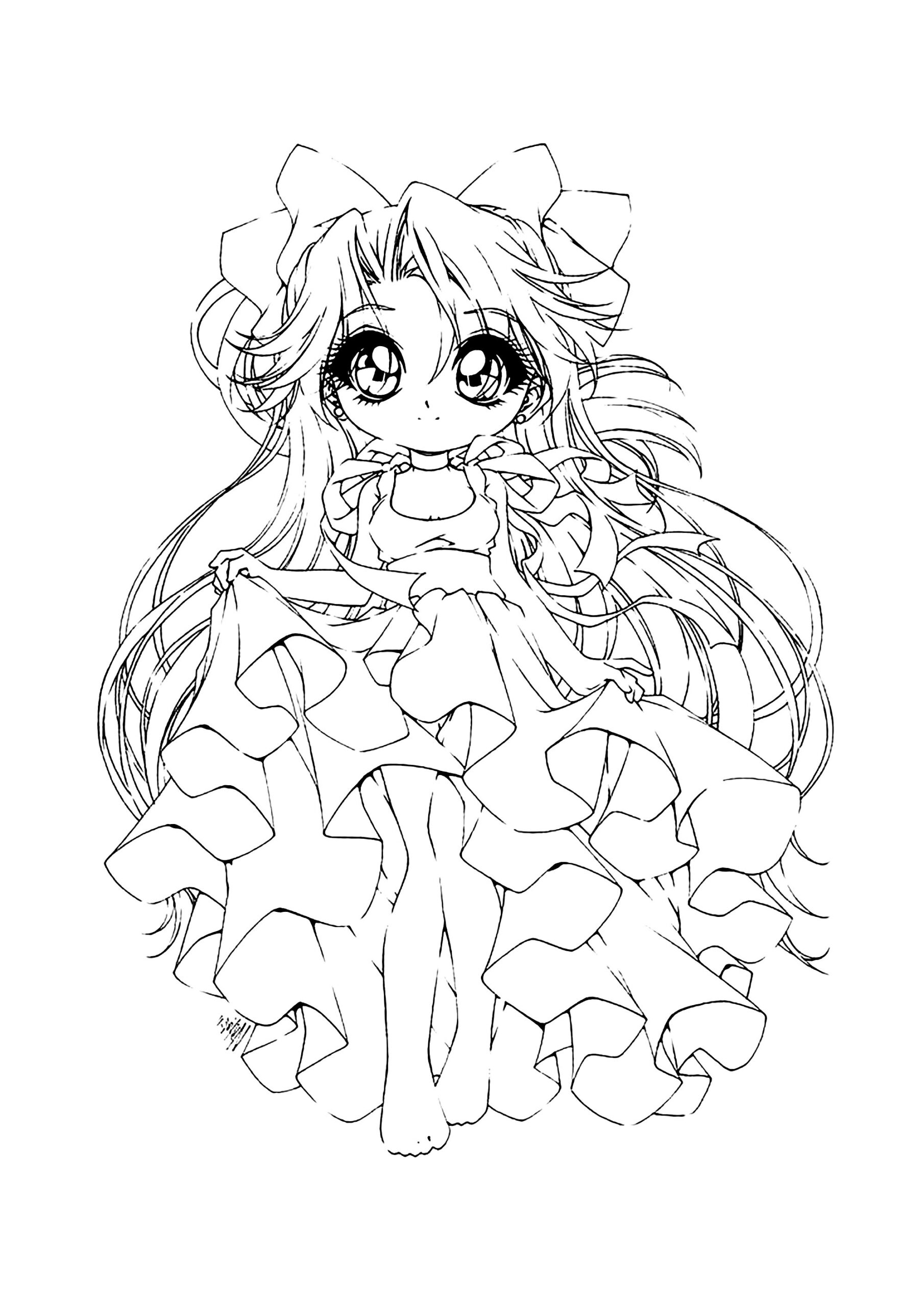 gacha life coloring pages