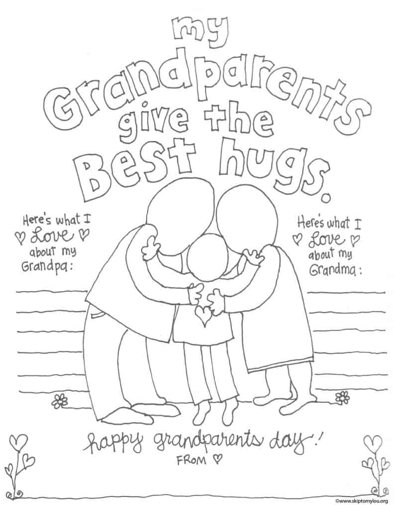 The CUTEST Grandparents Day Coloring Pages Skip To My Lou The CUTEST Grandparents Day Coloring Pages Skip To My Lou