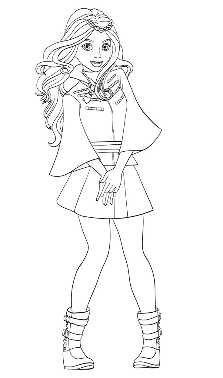 disney descendants coloring pages disney descendants coloring pages