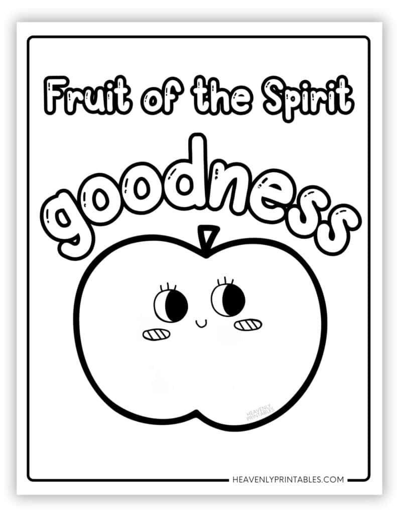 The Fruit Of The Spirit Coloring Pages Free PDF Printables Heavenly Printables The Fruit Of The Spirit Coloring Pages Free PDF Printables Heavenly Printables