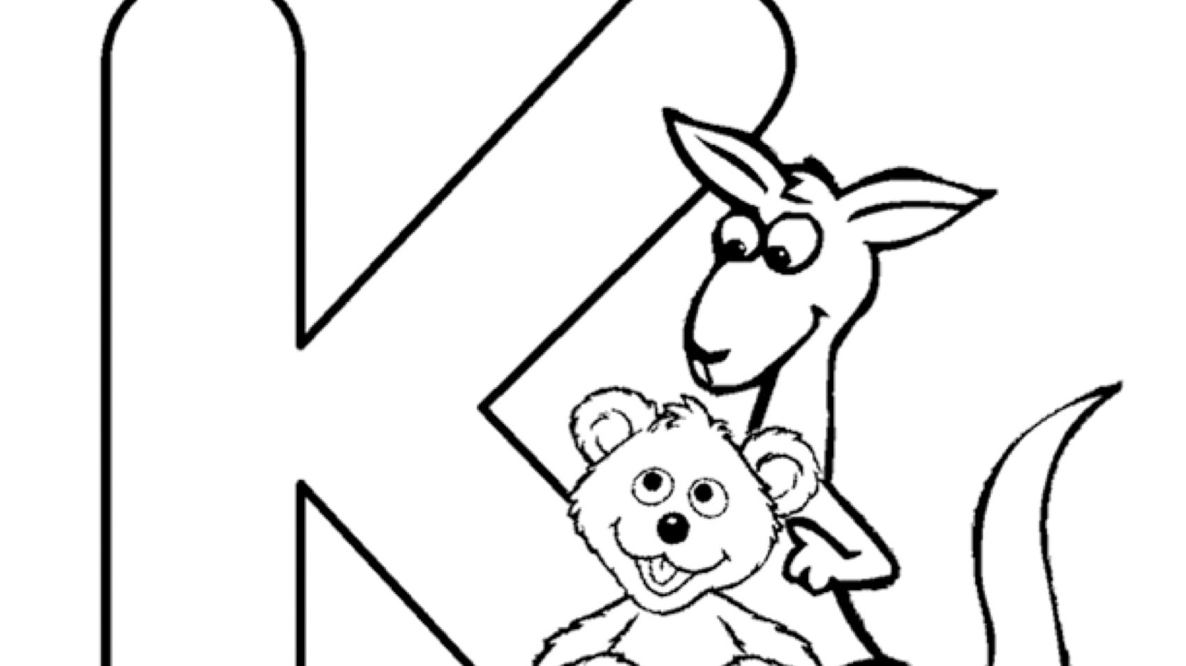 The Letter K Coloring Page Kids Coloring Pages PBS KIDS For Parents