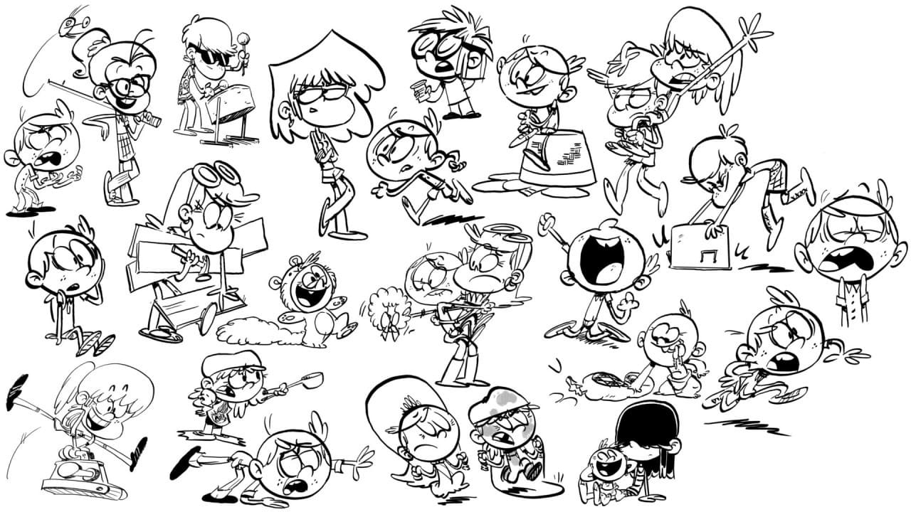 loud house coloring pages