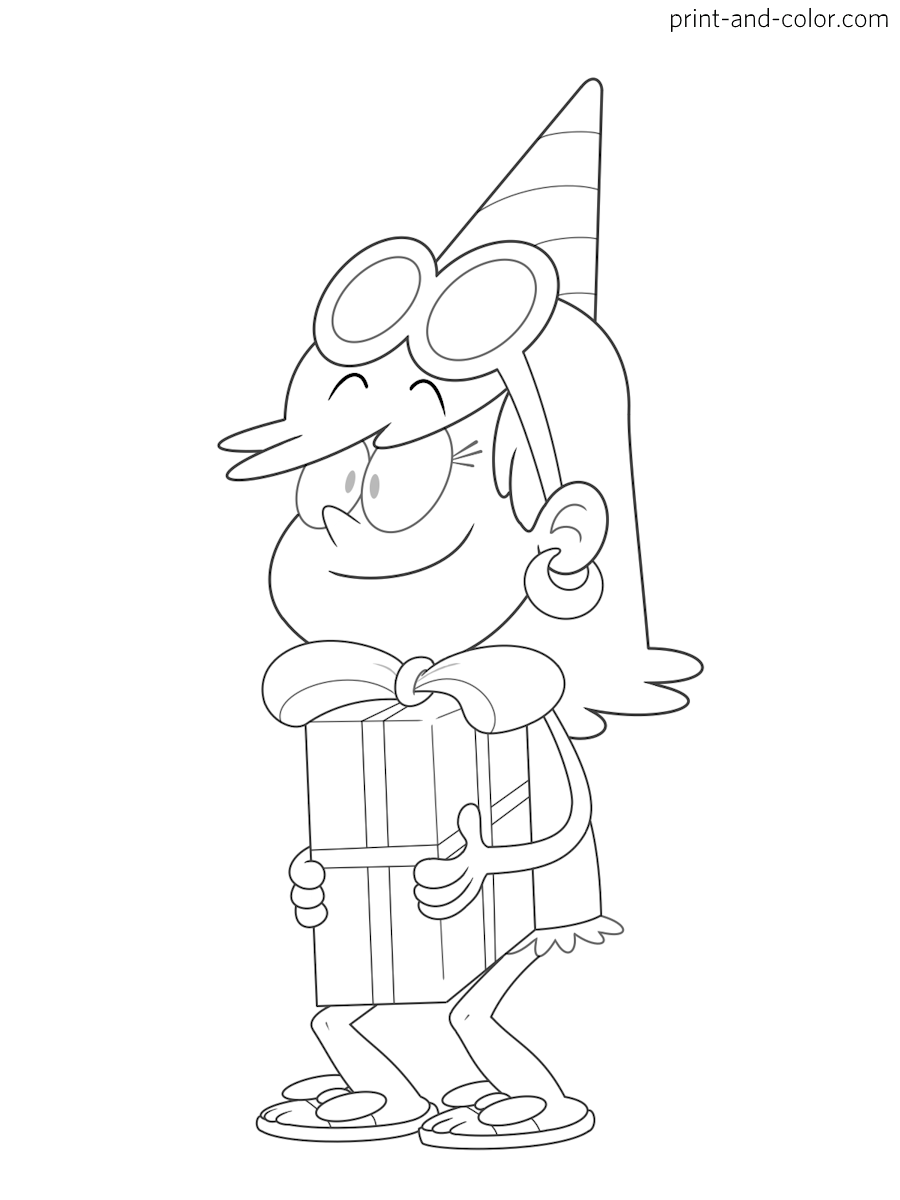 The Loud House Coloring Pages Print And Color