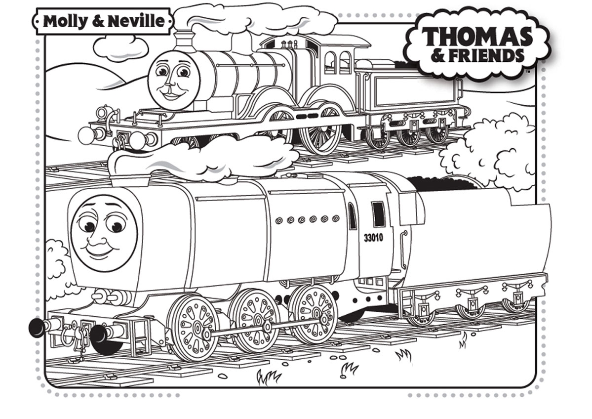 Thomas And His Friends Coloring To Download For Free Thomas And Friends Coloring Pages