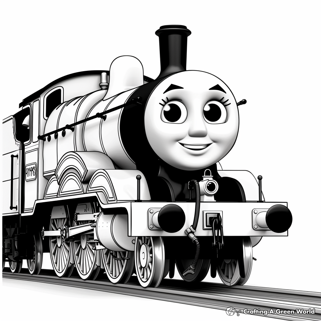 thomas and friends coloring pages