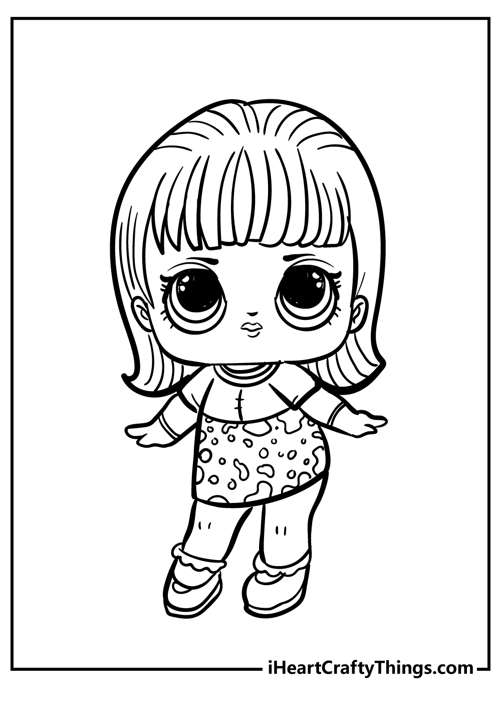 lol doll coloring page