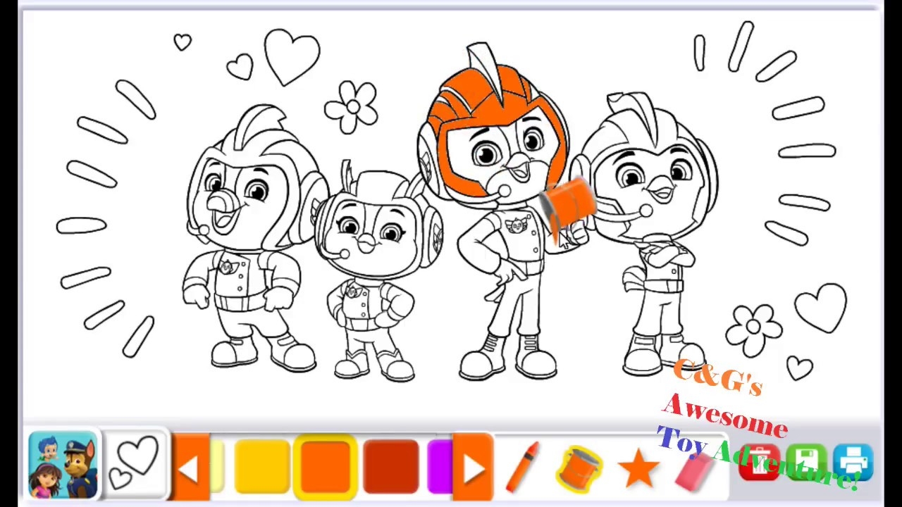 Top Wing Coloring With Nick Jr Color The Top Wing Characters YouTube Top Wing Coloring With Nick Jr Color The Top Wing Characters YouTube