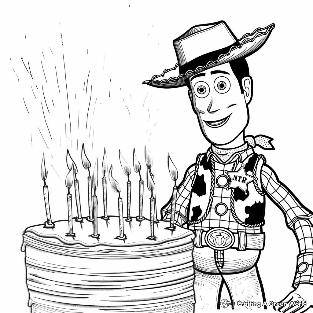 Toy Story Birthday Coloring Pages Free Printable Toy Story Birthday Coloring Pages Free Printable
