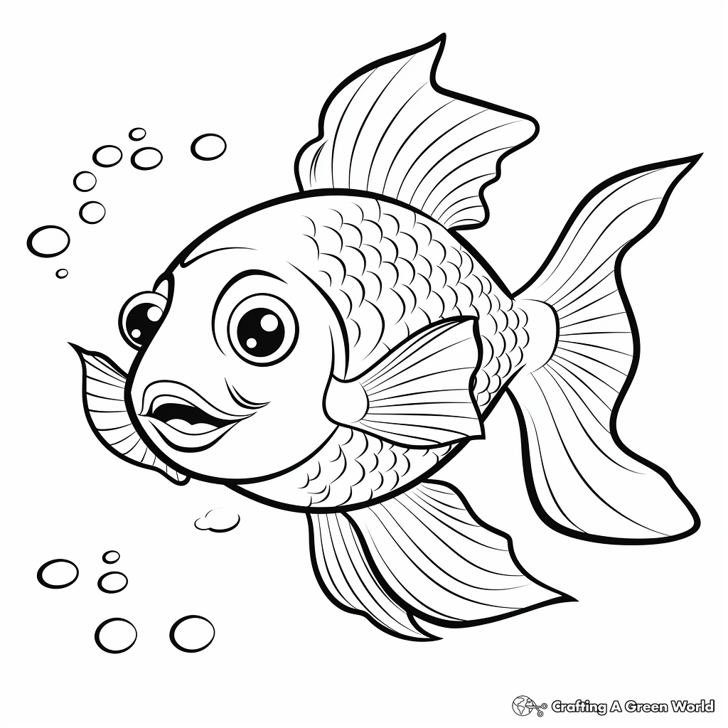 Tropical Fish Coloring Pages Free Printable 