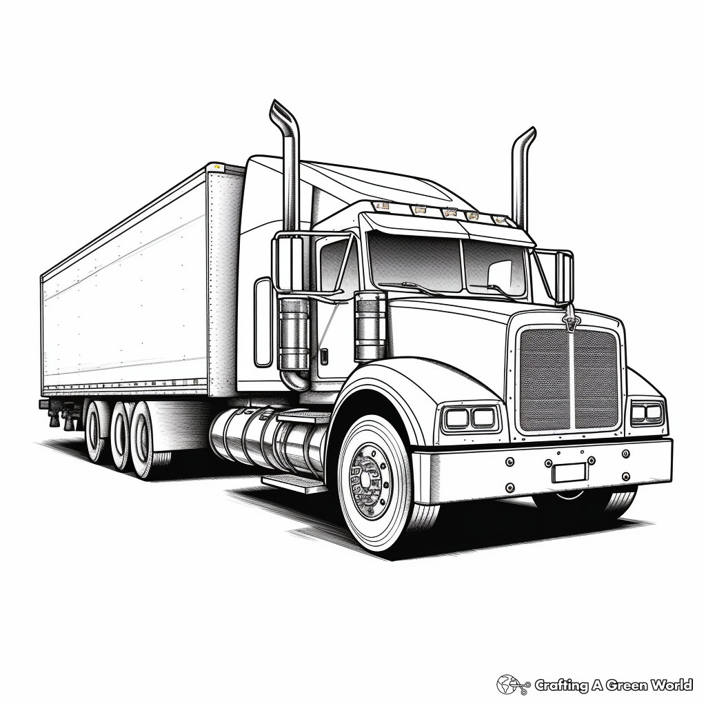 Truck Coloring Pages Free Printable 