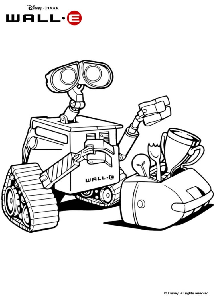 Wall e Coloring Pages Hellokids Wall e Coloring Pages Hellokids