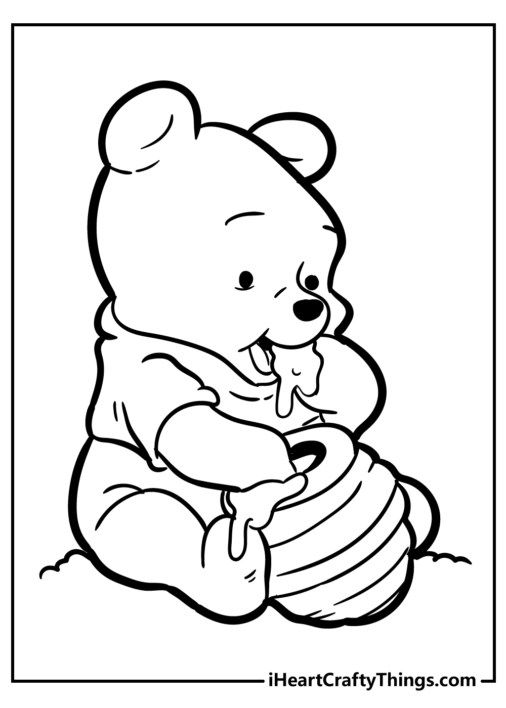 winnie the pooh coloring page winnie the pooh coloring page