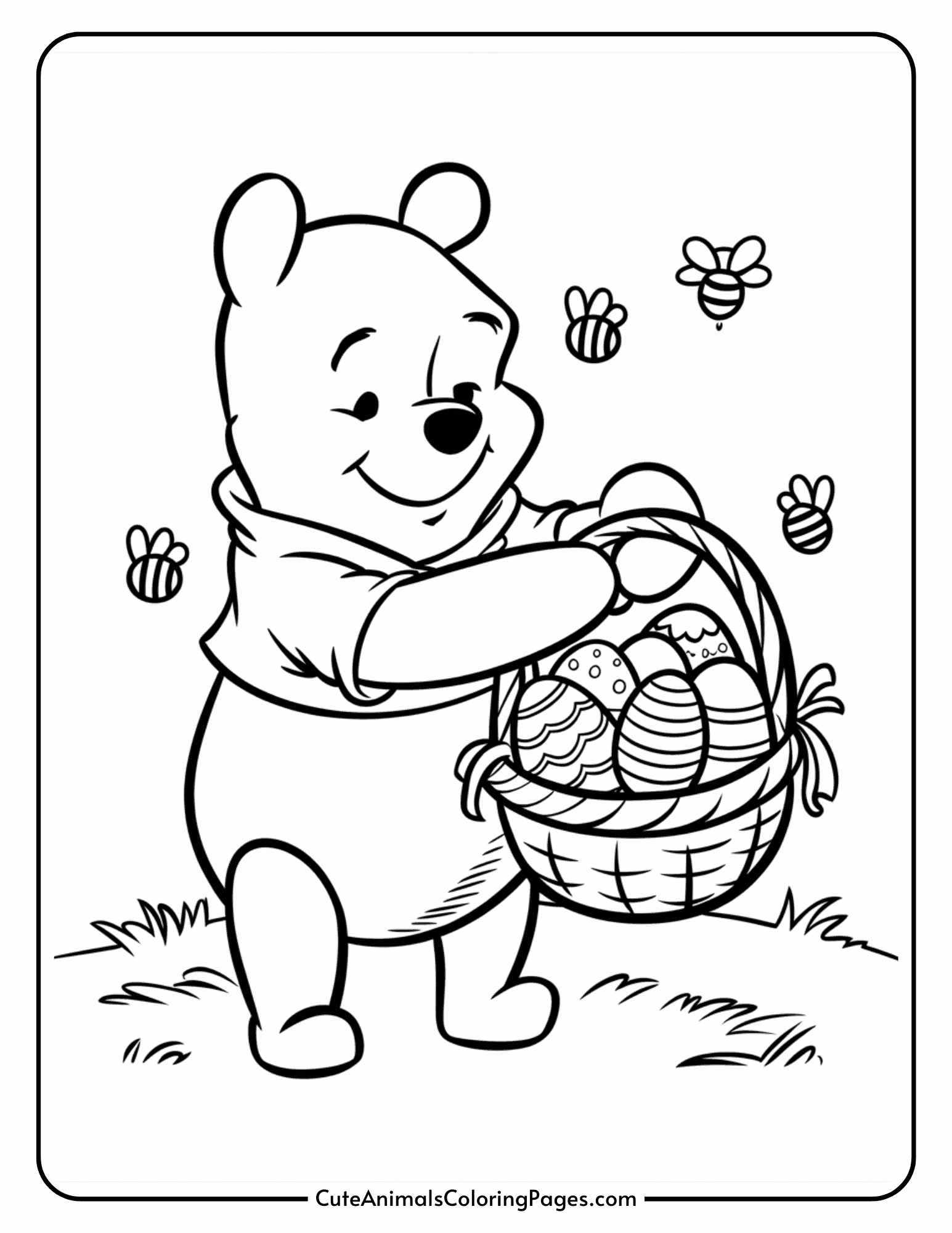 winnie the pooh color pages winnie the pooh color pages