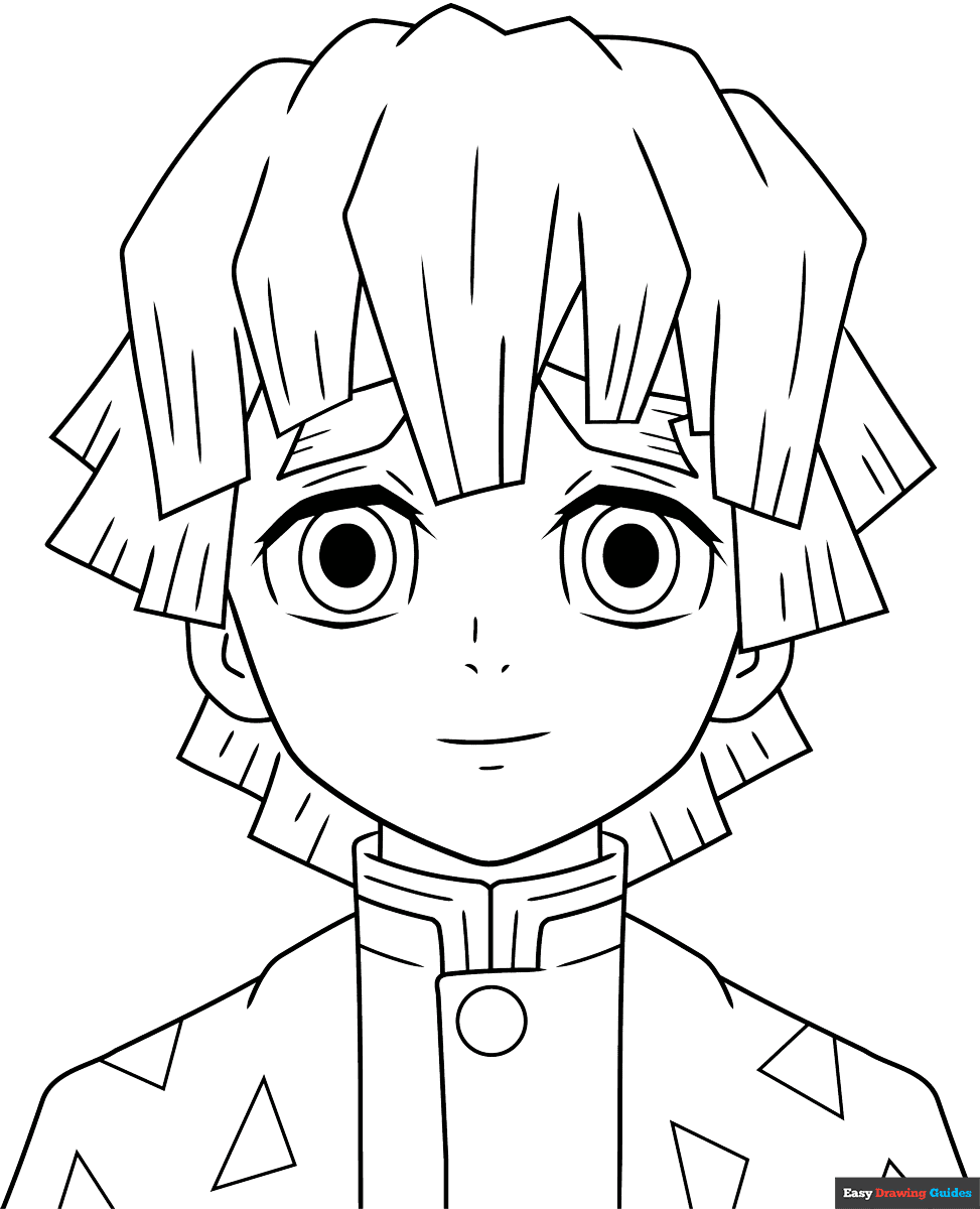 demon slayer coloring pages